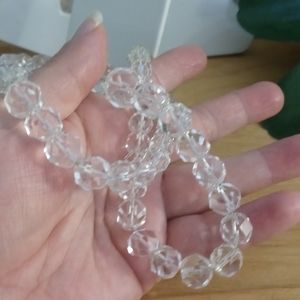 Crystal necklace vintage and beautiful